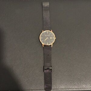 Vince Camuto Black and Gold Women's Watch
